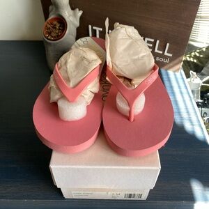 Calvin Klein Pink Flip Flops